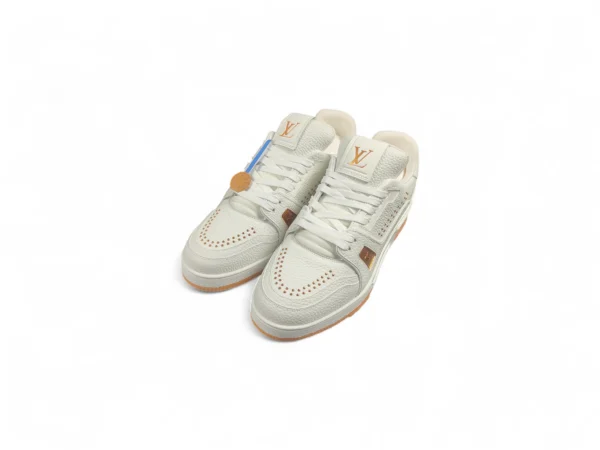 LVE White Gold Sneakers