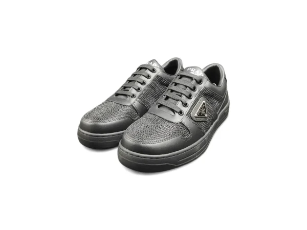 PRADA Crystal Black Sneakers