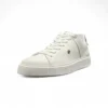 BALMAIN White Leather Sneakers