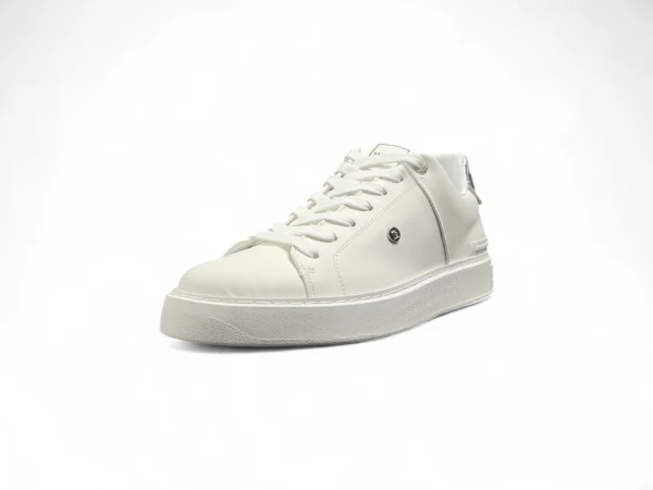 BALMAIN White Leather Sneakers