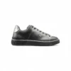 BALMAIN Black Leather Sneakers