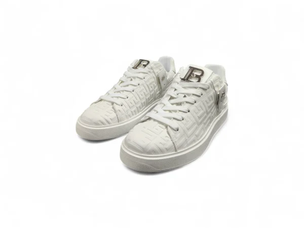 BALMAIN Monogram B-Court Sneakers