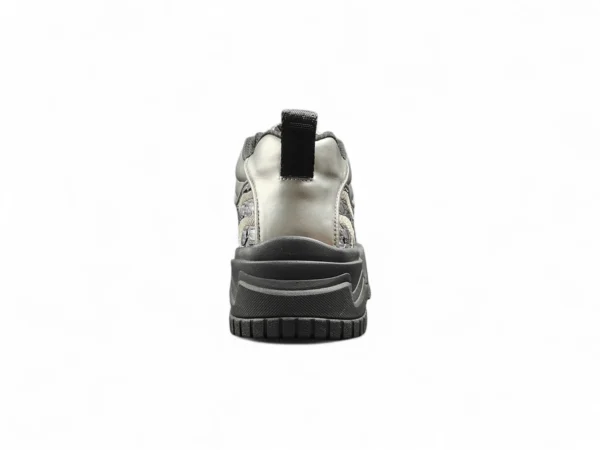 SALAXI Metallic Platform Sneakers