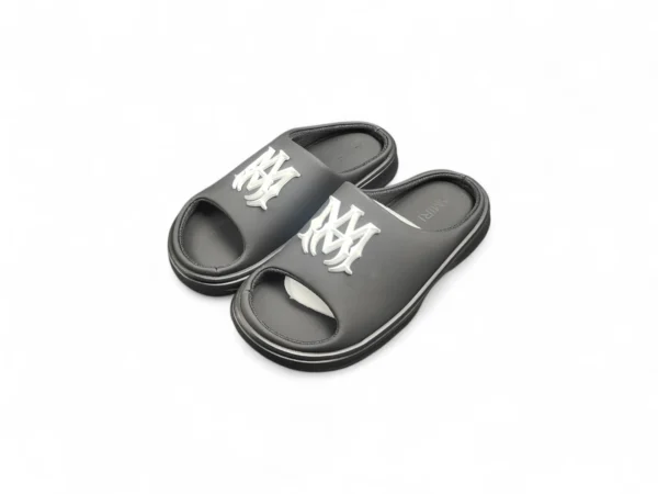 AMIRI MA White Logo Slides