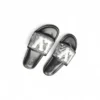 LVE Monogram Denim Slides